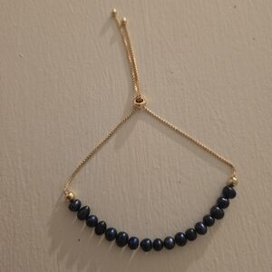 Freida Rothmam Blue Beaded Bracelet